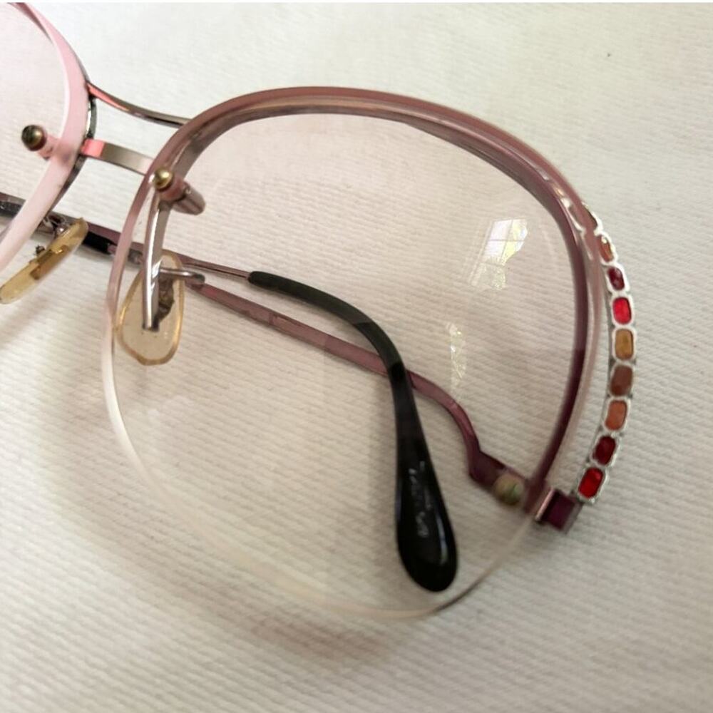 VTG TURA Half Rim Glasses Frames  70s 80s  Made in Japan